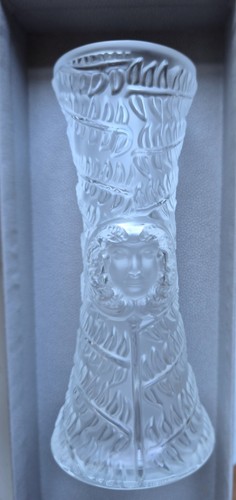 Lalique crystal soliflore - crystal,
