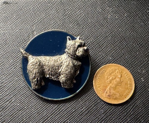 Vintage pewter scottie - vintage,