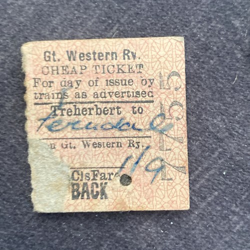 Half railway ticket - half., (