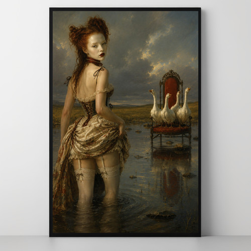 Rossetti oil painting - oil,