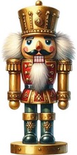 Golden Christmas Nutcracker