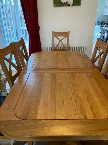 Stunning solid oak dining - solid,