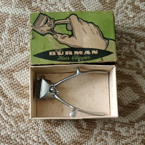 Vintage burman hair clippers - burman,