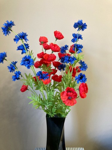 Artificial poppy and - artificial,