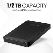 1TB 2TB External Hard Drive Disk HDD Case USB3.0 Portable for PC Laptop PS4 XBOX
