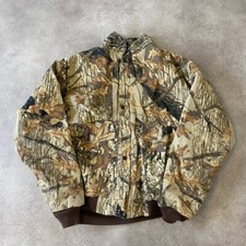 Winchester Real Tree Bomber Jacket Mens XL Y2K Xpert Hunting Coat, Green