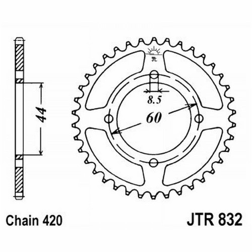 Crown 832 z44 yamaha ty - 832,