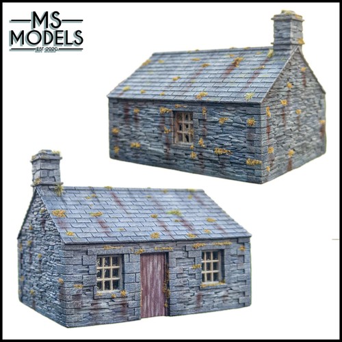 Slate cottage house quarry - cottage/house,