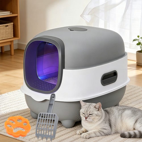 Self cleaning cat litter tray - cleaning,