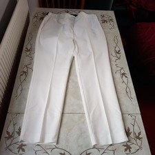 Zara White Trousers Women's