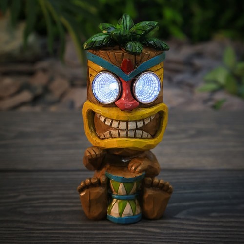 Solar powered big eyed yellow - big,