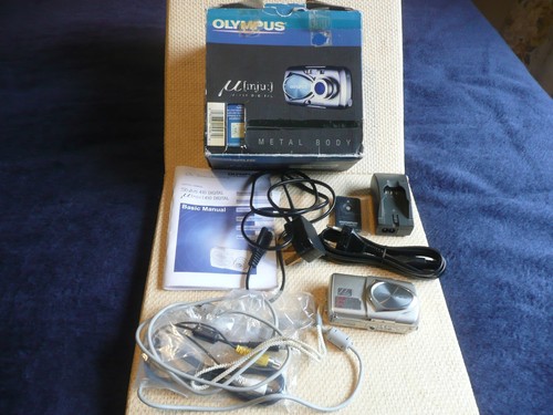 Boxed olympus mju - 4.0, mp-