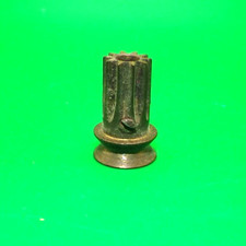 Meccano brass E1 motor Pulley/Pinion complete with 6BA grub screw