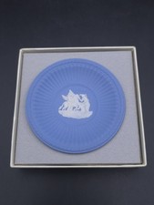 Wedgwood Jasperware Pale Blue Fluted Small Sweet Dish with Box