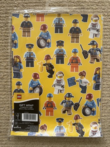 Lego hallmark gift wrap - lego,