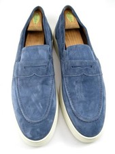 Allen Edmonds "RANDOLPH 2.0" Penny Loafers Sneakers 13 B Denim Blue Suede(690N)