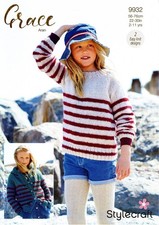 Girl's Sweater Hoodie Knitting