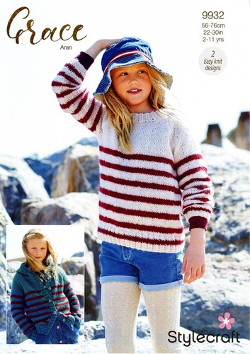 Girl sweater hoodie knitting - girl's,