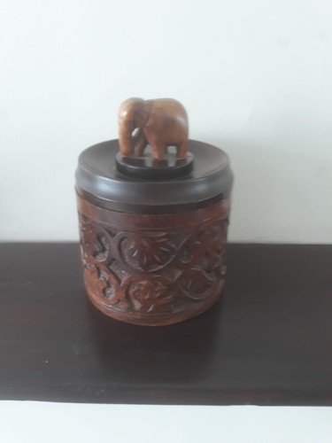 Vintage hand carved wooden - hand,