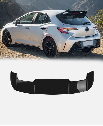 Rear spoiler lip - rear, black
