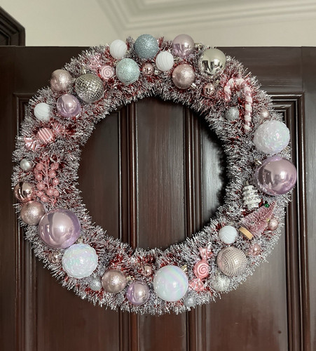 Artificial christmas tinsel - artificial,