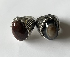 2 X Large Gents White Metal