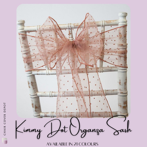 Organza chair sash - sash, kimmy