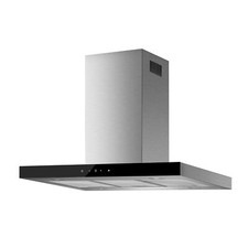 electriQ 90cm Slimline Island Cooker Hood - Stainless Steel eiQTMISLANDSLIM