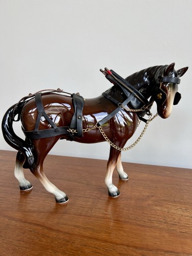 Trentham art ware dray horse - art,