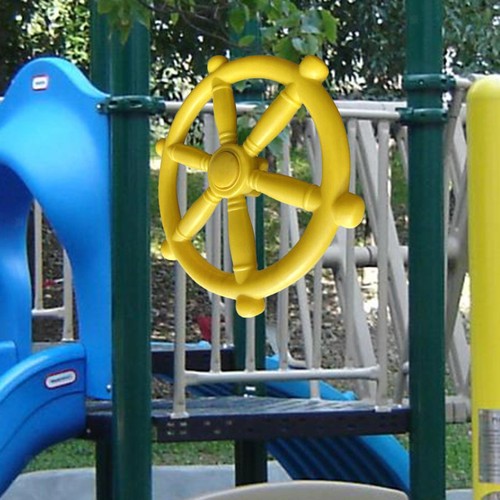 Pirate ship wheel jungle - ship, gym