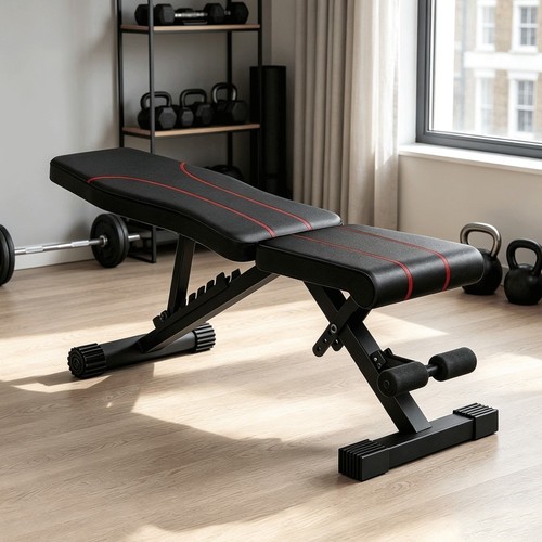 Foldable dumbbell bench - foldable,