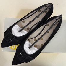 Boden Renee Black Suede Flat