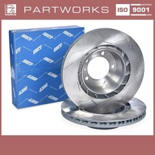 2x brake discs for Porsche Panamera 970 4.8 GTS turbo rear