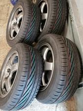 Nissan Skyline R32 GTS-T refurbished Anthracite 16X6.5JJ alloys+New Tyres & caps