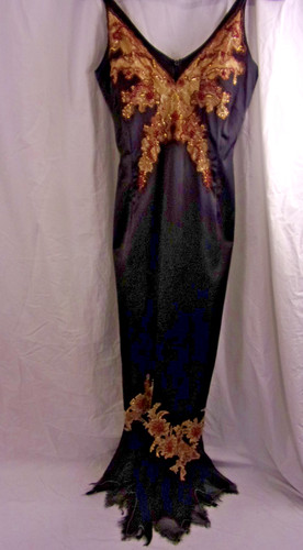 Mandalay dress black satin - dress,