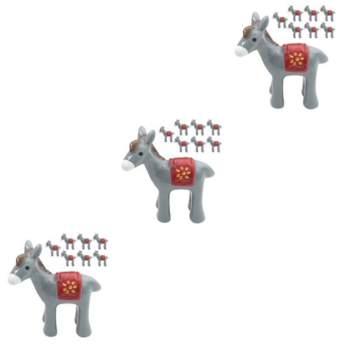 Count mini donkey statue - count,