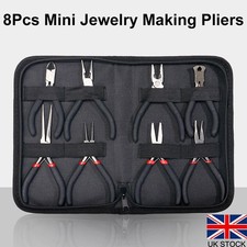 8x Mini Jewelry Making Pliers