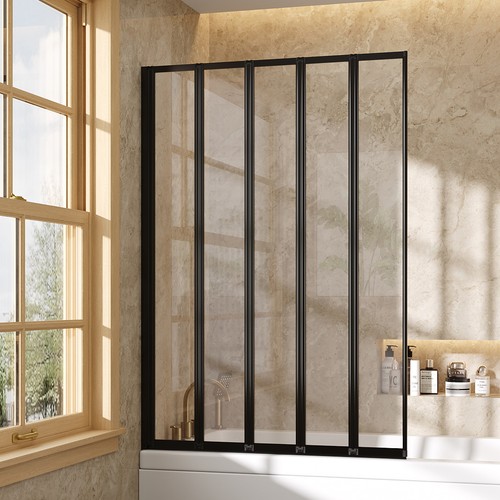 Folding bath shower screen - bath,