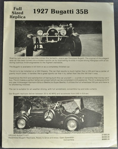 1927 bugatti 35b replica - 1927,