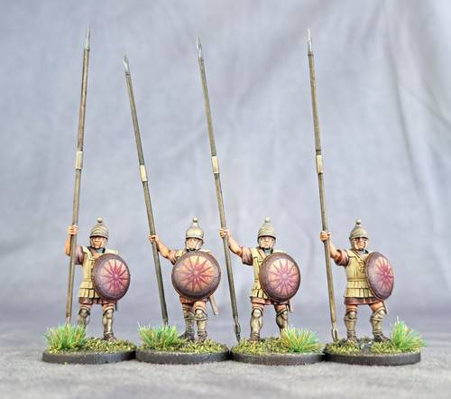 Painted macedonian phalangites - macedonian,