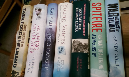 War military related books - military,