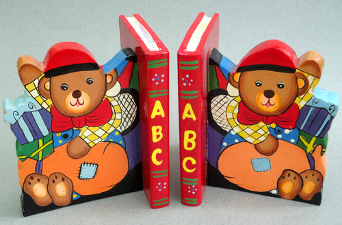 Bookends teddy bears - bookends, abc's