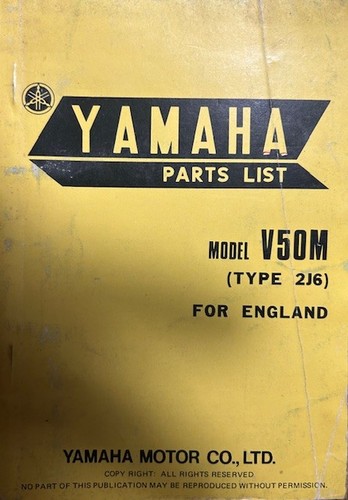 Yamaha v50m 1977 model - yamaha,
