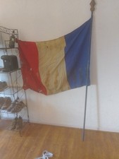 VINTAGE FRENCH MILITARY FLAG