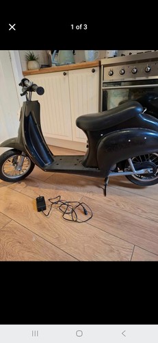 Kids razor moped - moped,, black,