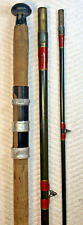 Hollow Fibreglass Salmon Fly Rod EDGAR SEALEY GLANE 3 Piece 13’ with Bag