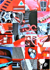 Alfa Romeo 100 Anni 2010 Original Poster Giulia Montreal TZ 8c 2900 99cm x 69cm