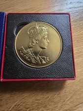 Commemorative Coronation Coin. Gold Colour, Boxed. In Really Good Condition.