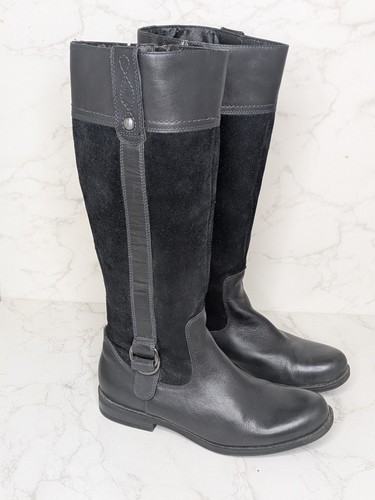 Footglove black faux - m&s,
