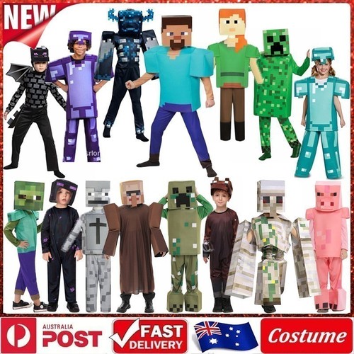 New kids minecraft halloween - new,